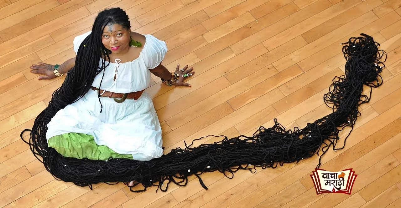 woman holds Guinness World Record for the longest dreadlocks