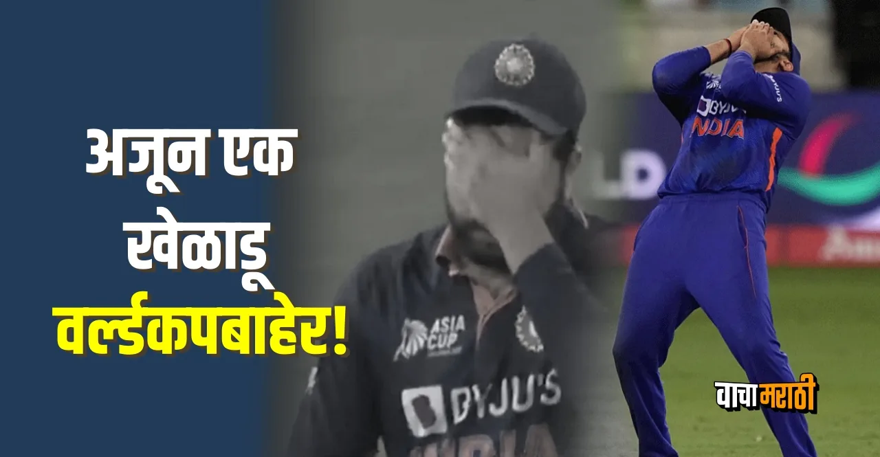 Team India pacer Deepak Chahar ruled out of the T20 World Cup 2022 reports
