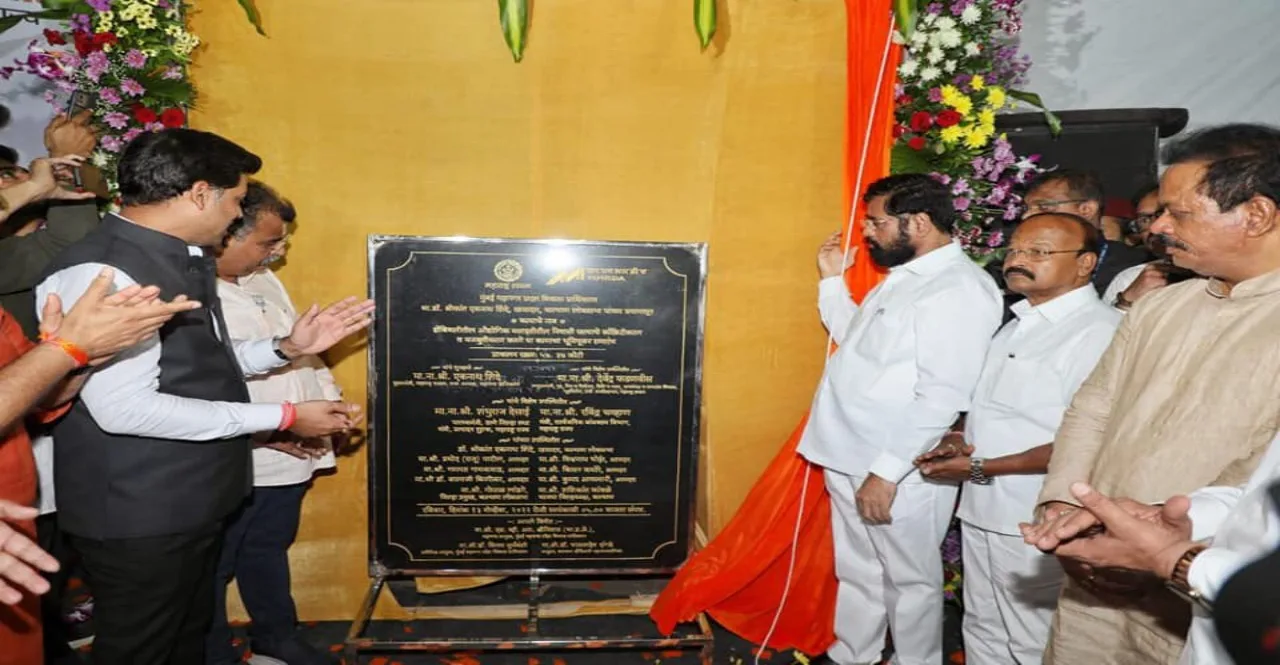 Bhoomipujan of 445 crore roads in Kalyan Dombivli by CM Eknath Shinde