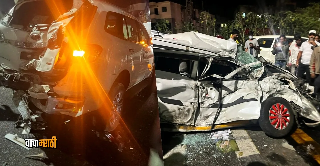 major accident at Navale bridge on Pune Bengaluru Highway 48 vehicles damaged