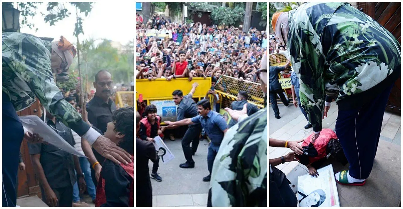 Breaking the security of Amitabh Bachchan the Young fan entered the house