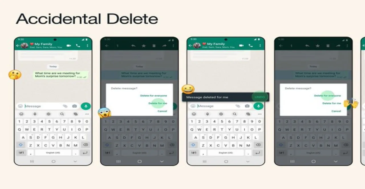 WhatsApp Accidental Delete Feature