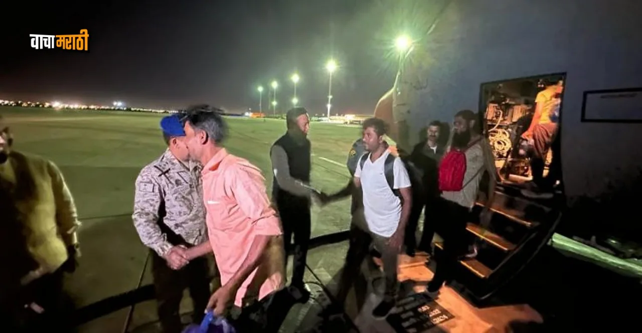 34 citizens of Maharashtra who were stuck in Sudan entered India