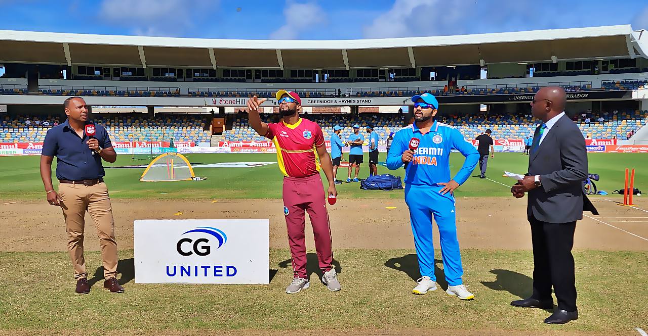 WI vs IND 1st ODI toss update and playing 11