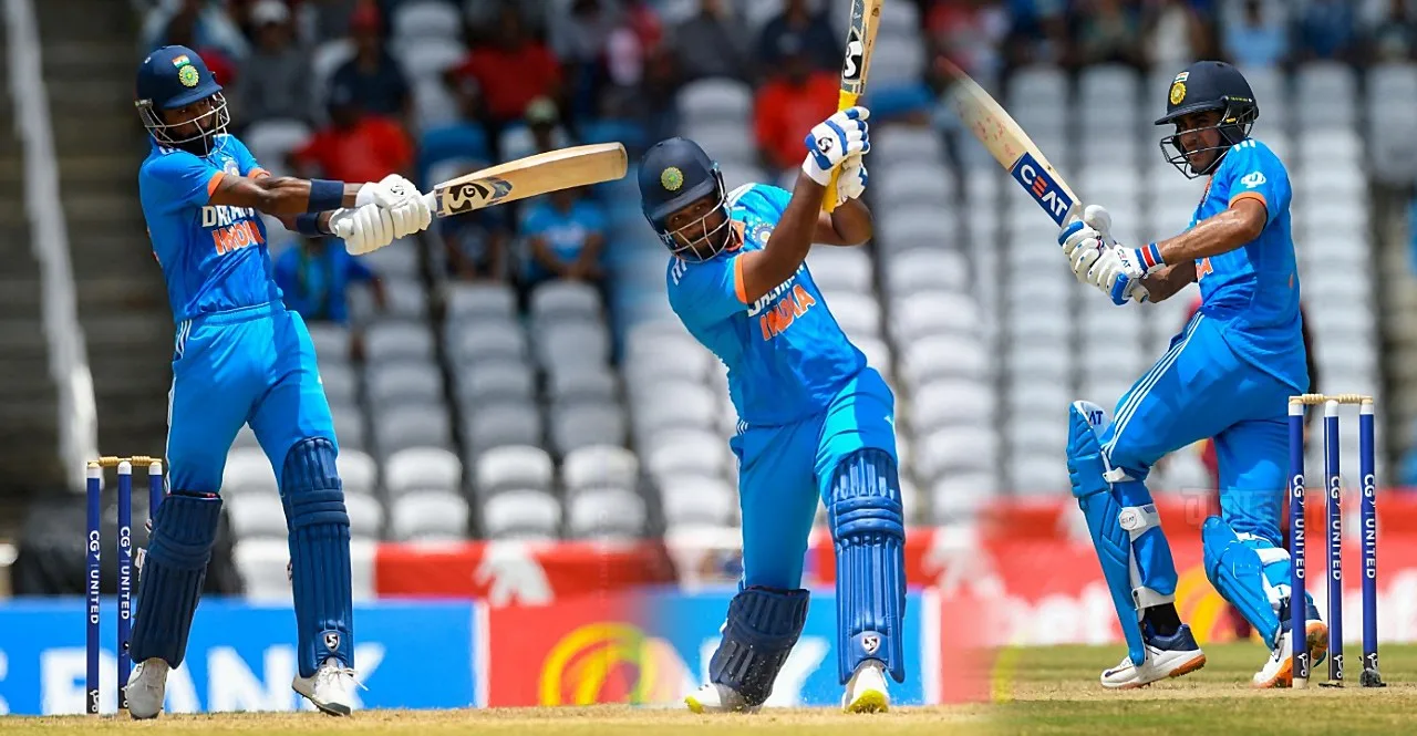 WI vs IND 3RD ODI Team India inning report