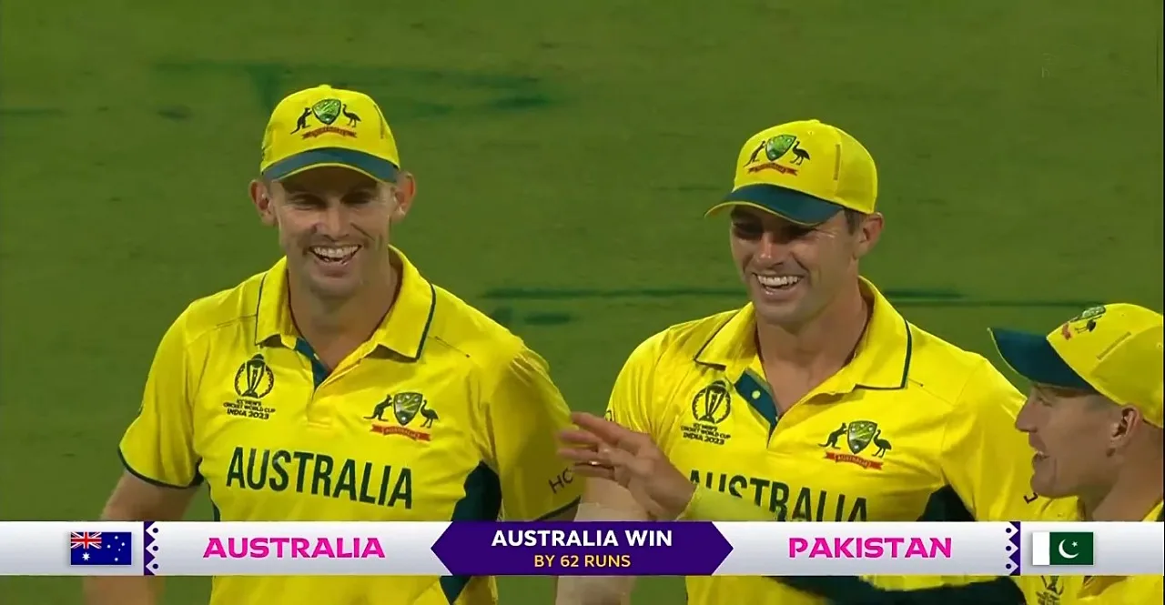 AUS vs PAK World Cup 2023 Australia won by 62 runs