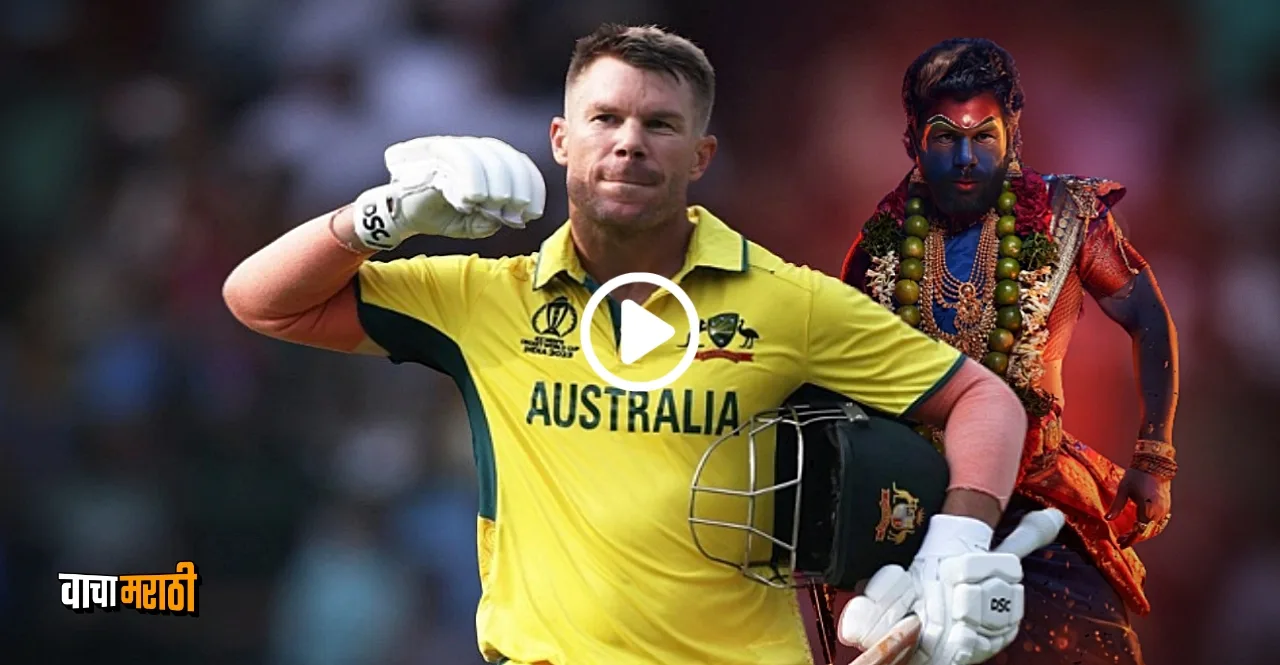AUS vs PAK David warner pushpa style celebration and inning against pakistan