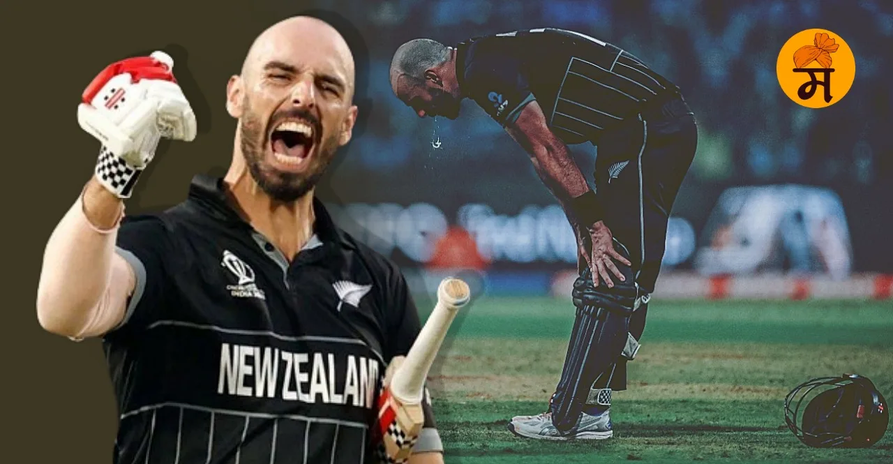 World Cup 2023 IND vs NZ batter Daryl Mitchell story in marathi