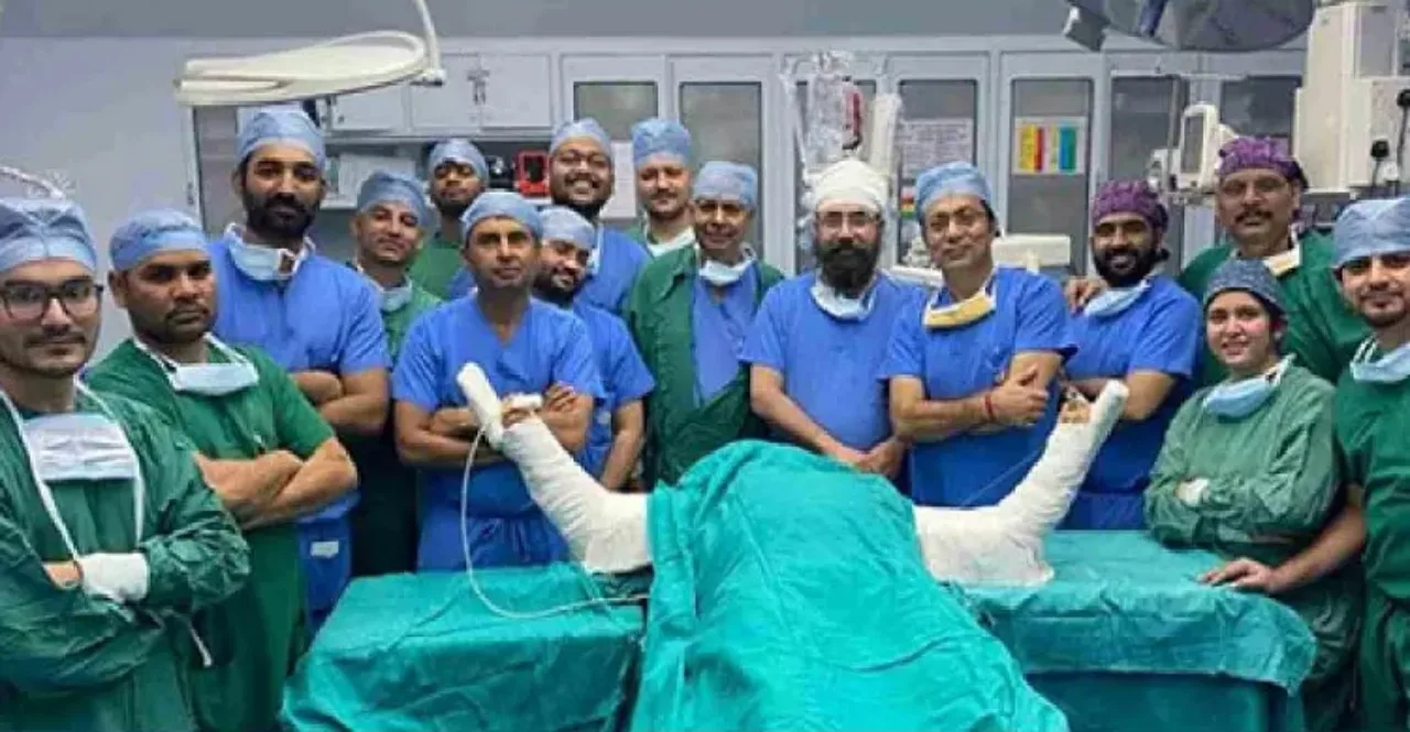 In first bilateral hand transplant in north India at Ganga Ram Hospital