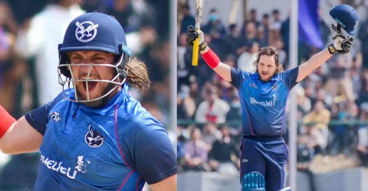 Namibia's Jan Nicole Loftie-Eaton hits the fastest-ever Men's T20I hundred