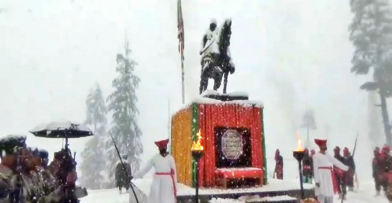 Shiv Jayanti 2024 celebrations near Indo-Pak Line of Control in Kupwara