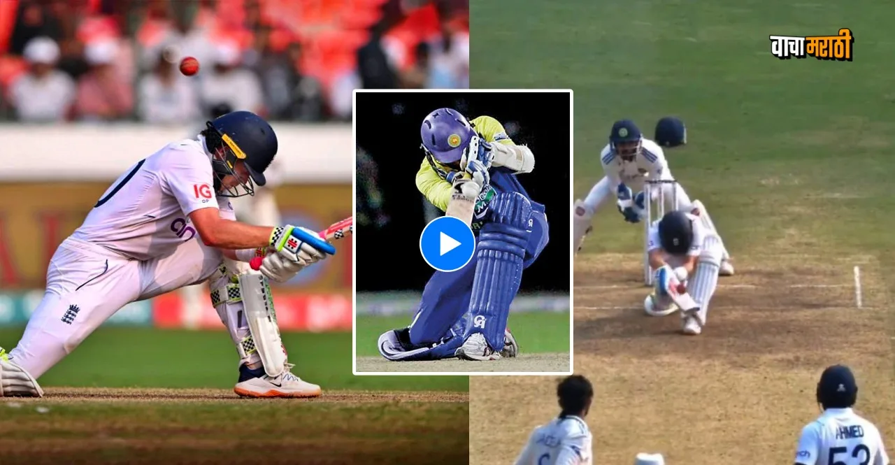 IND vs ENG 3rd Test Ollie Pope plays reverse dilscoop against Ravindra Jadeja watch