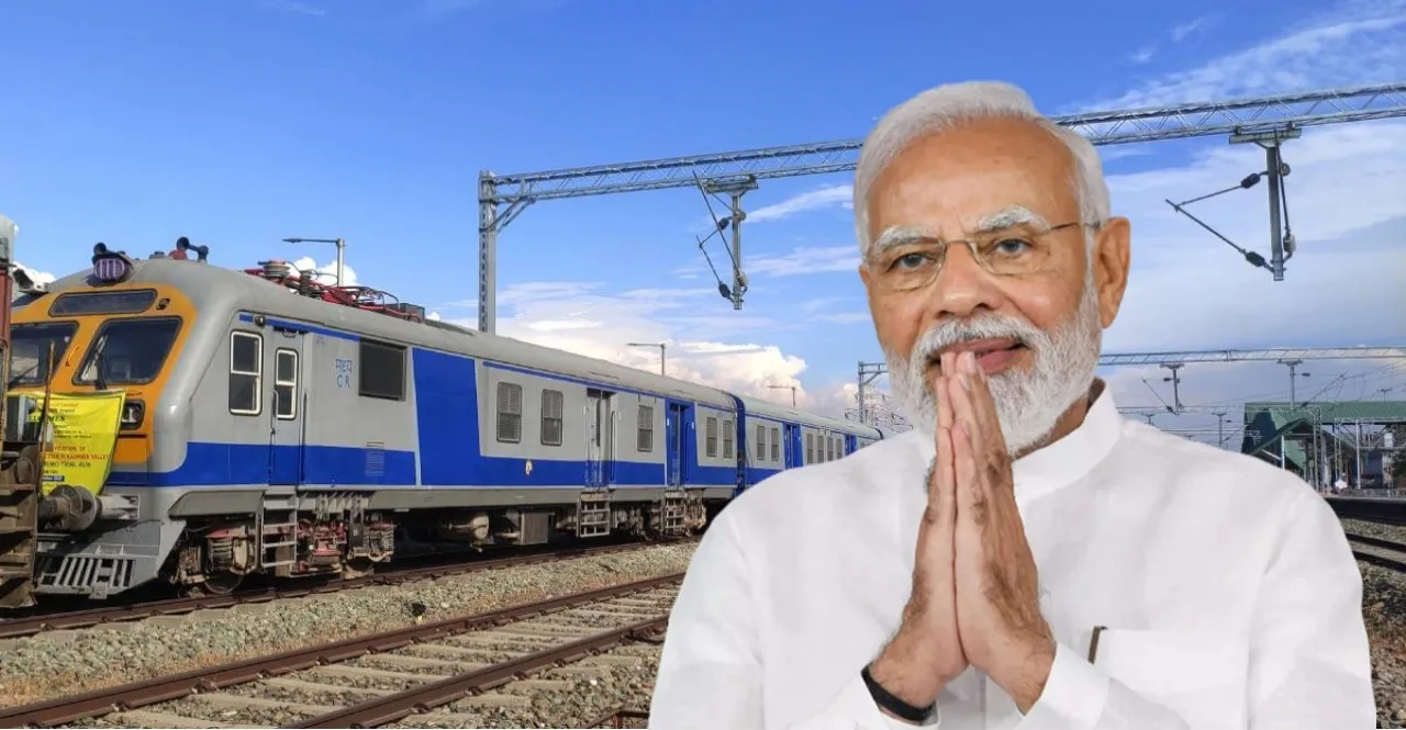 PM Modi to flag off first electric train in Kashmir