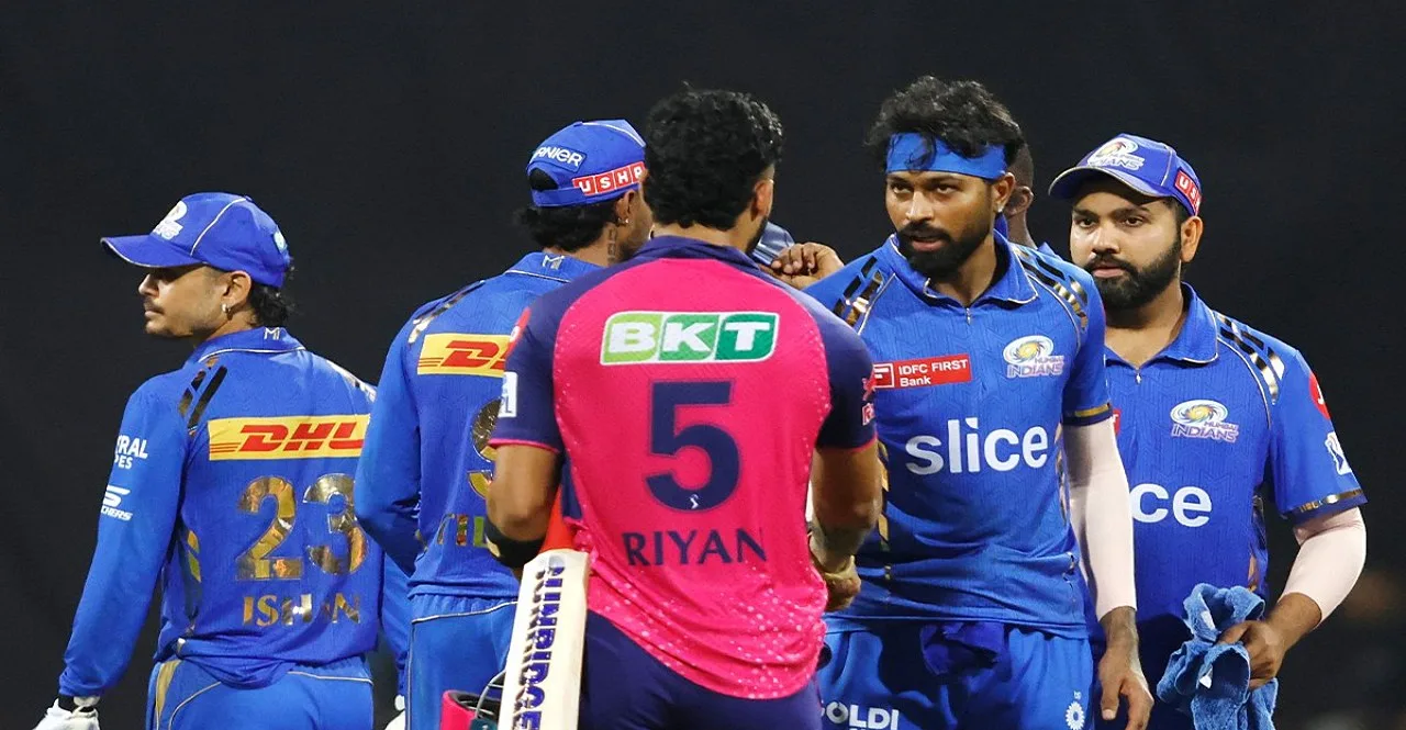 IPL 2024 MI vs RR Rajasthan Royals won by 6 wkts