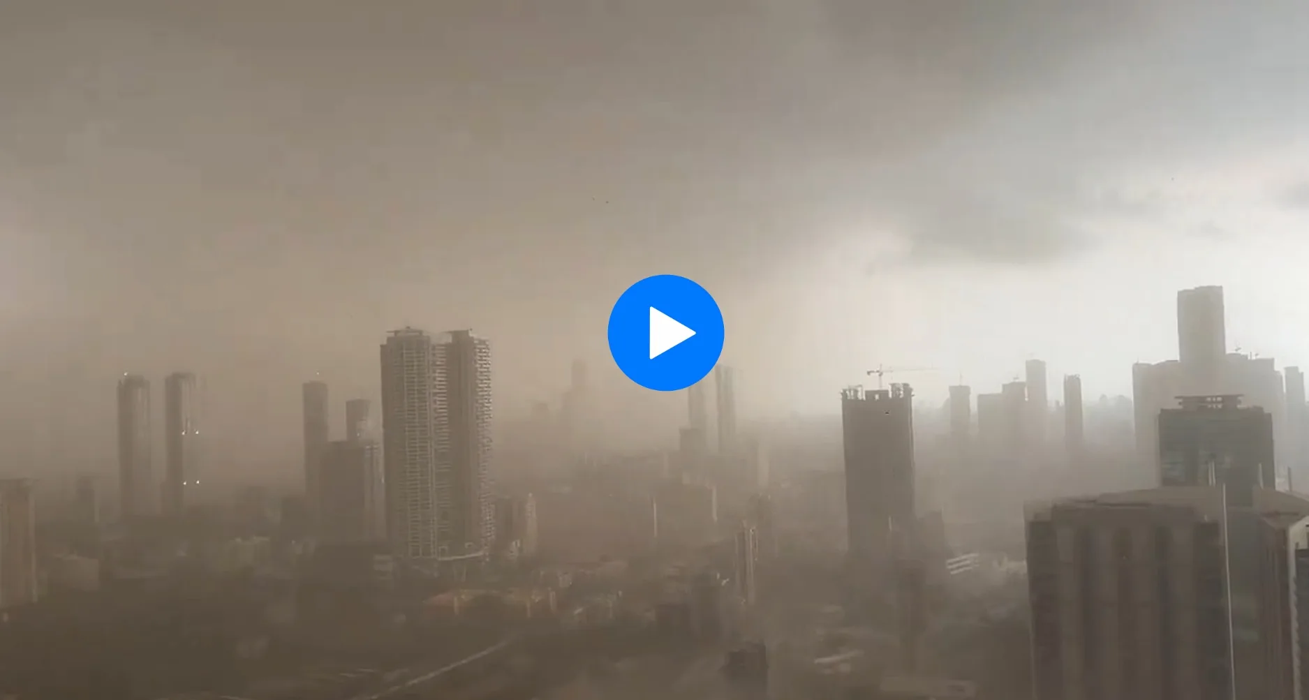 Mumbai Rain weather changed rain started after dust storm watch video