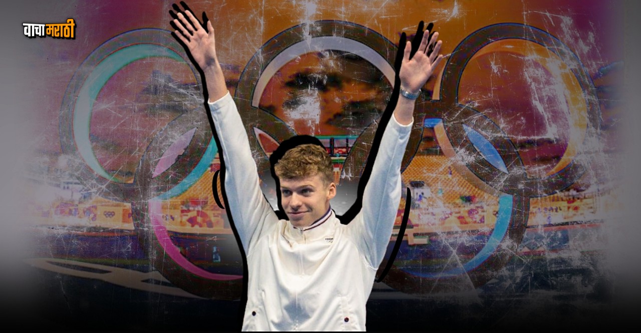 Leon Marchand French swimmer Most Decorated Male In Paris 2024 Olympics