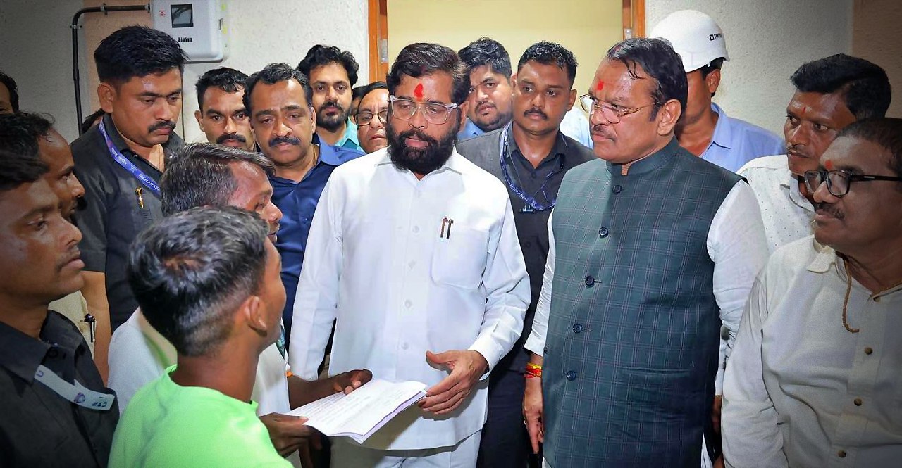 CM Eknath Shinde Visit Irshalwadi Employment to resettled students and women
