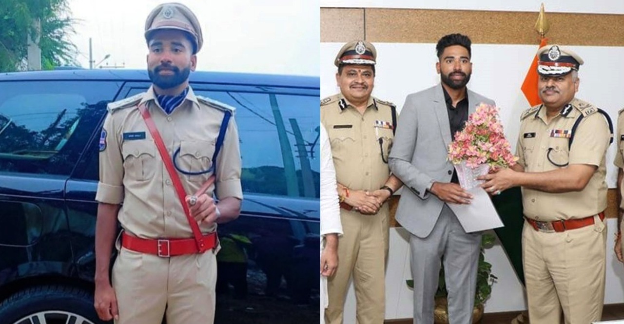 Mohammad Siraj received an official DSP post from the Telangana government