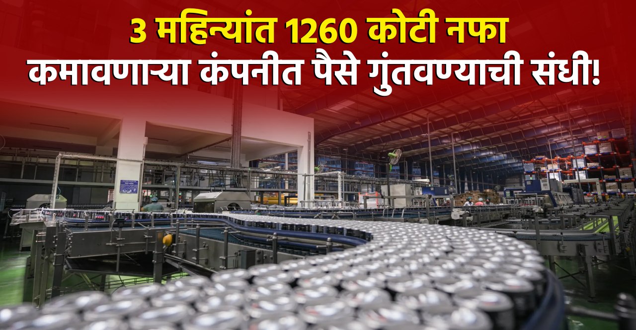 Opportunity to invest in a company that has earned a profit of Rs 1260 crore in 3 months