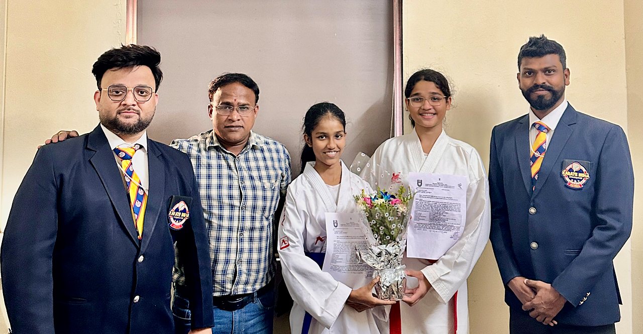 five students from mumbai selected for the state-level karate competition to be held in dhule