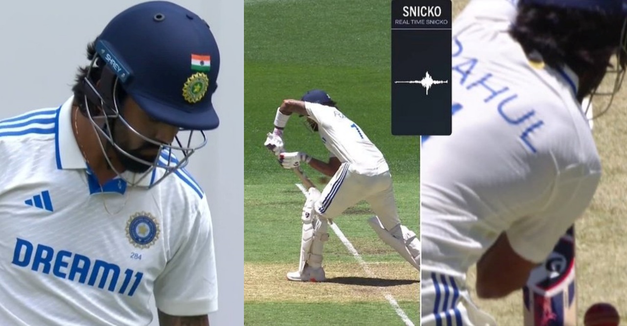 Border Gavaskar Trophy IND vs AUS 1st Test Perth KL Rahul wicket Controversy watch video