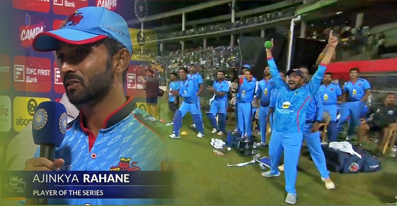 Mumbai Won Syed Mushtaq Ali Trophy Ajinkya Rahane Player Of The Tournament