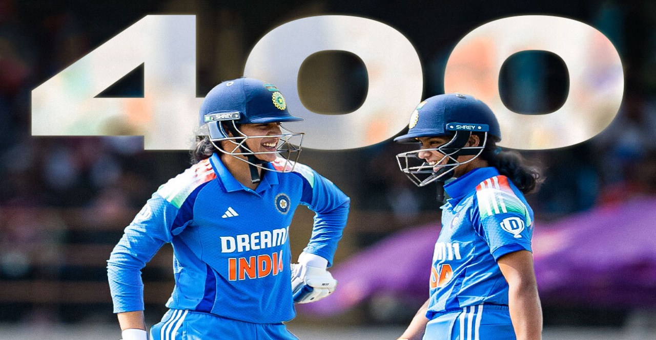 Team India registered their highest total of 435 runs for 5 in ODIs