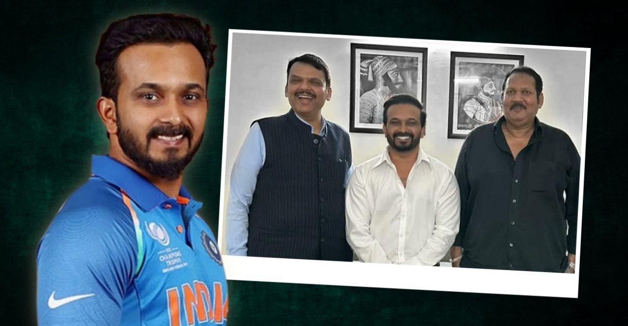 Former cricketer Kedar Jadhav will join BJP in Maharashtra