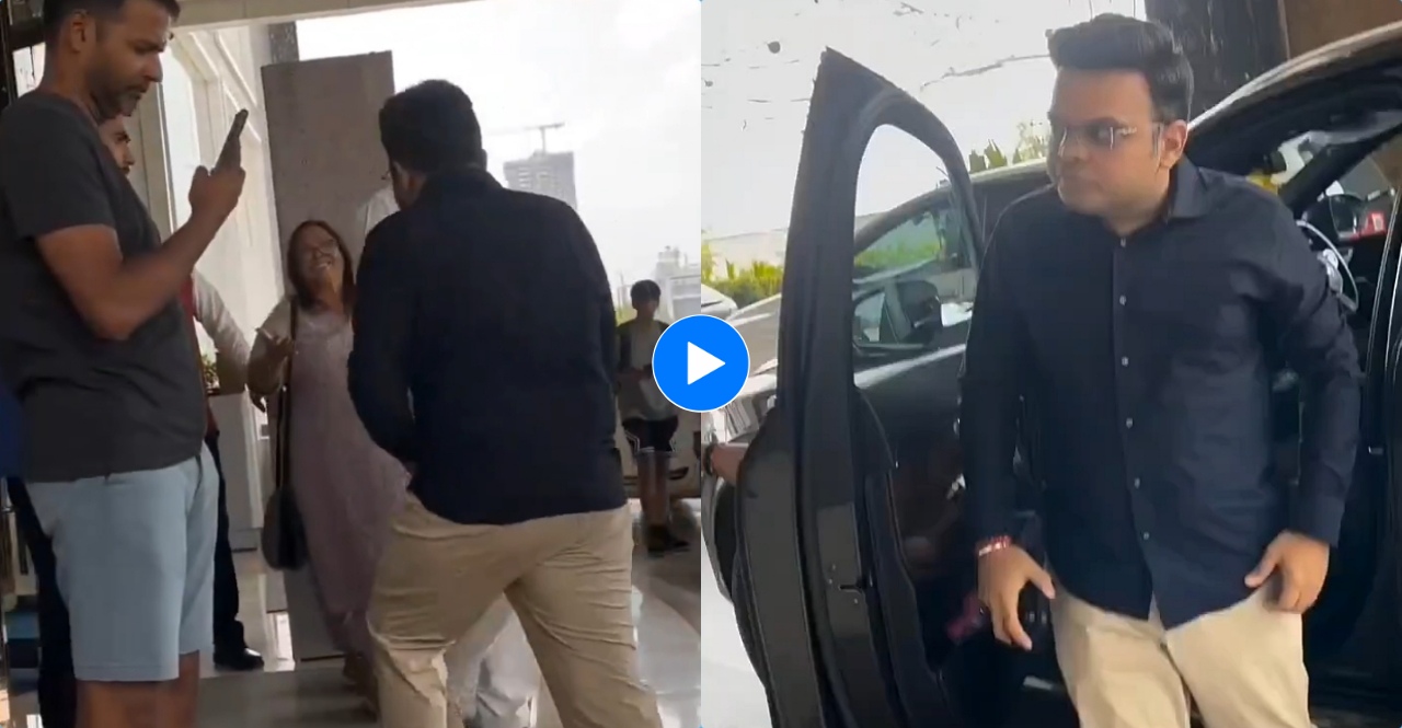 Jay Shah Spotted at RCB team hotel before IPL 2025 Final