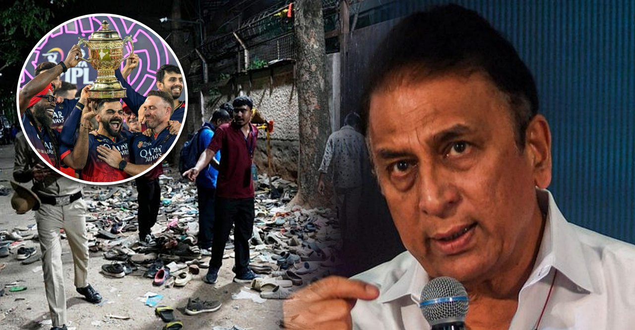 Sunil Gavaskar expressed heartbreak over the Bengaluru stampede