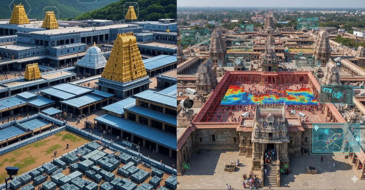 AI in Tirupati Temple