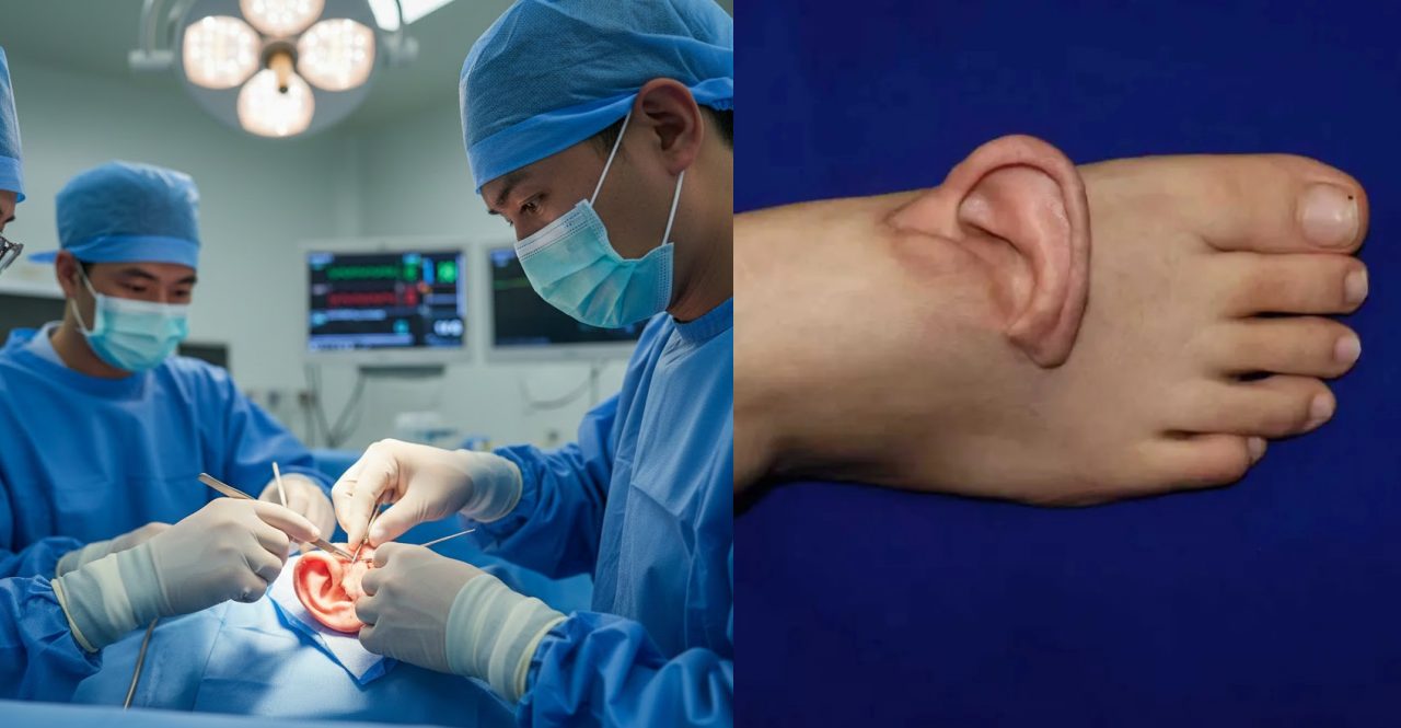 Ear Attached To Leg Surgery