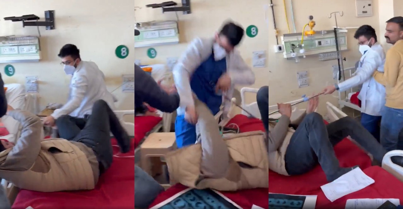 doctor beats patient