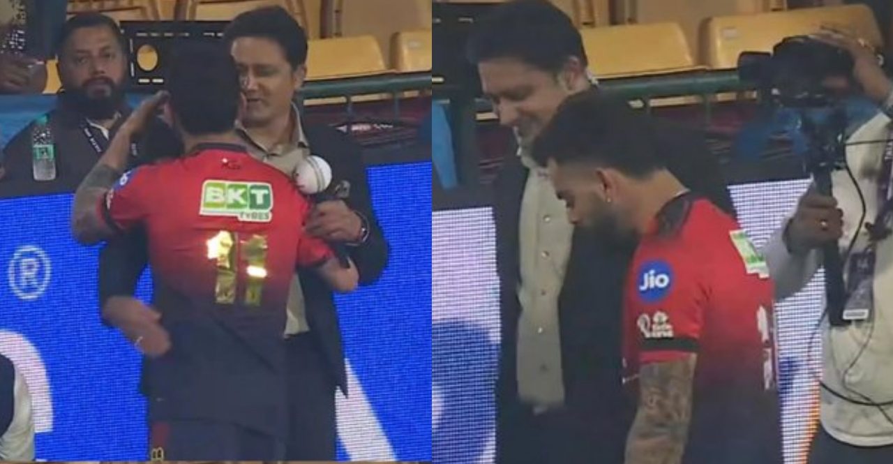 Virat Kohli Hug Anil Kumble