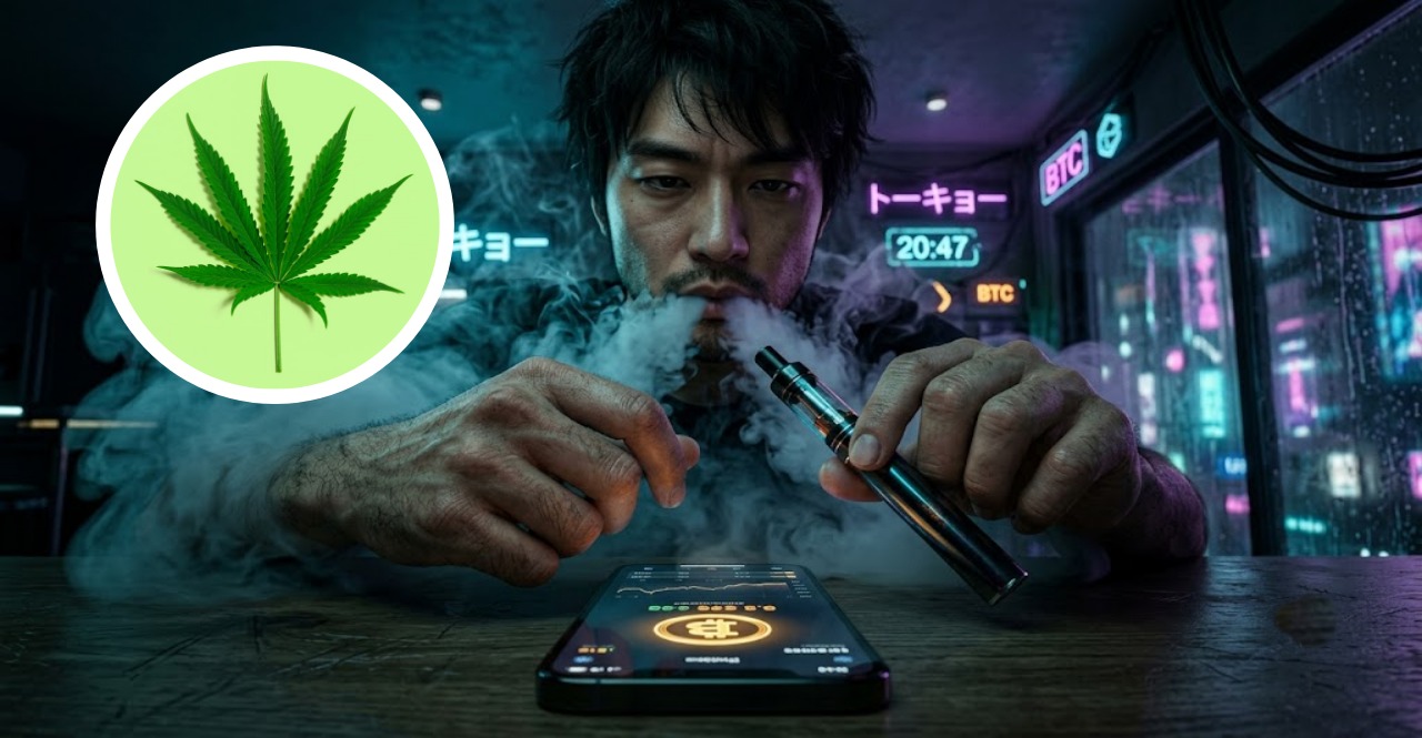 Bitcoin rewards for vaping Cannabis