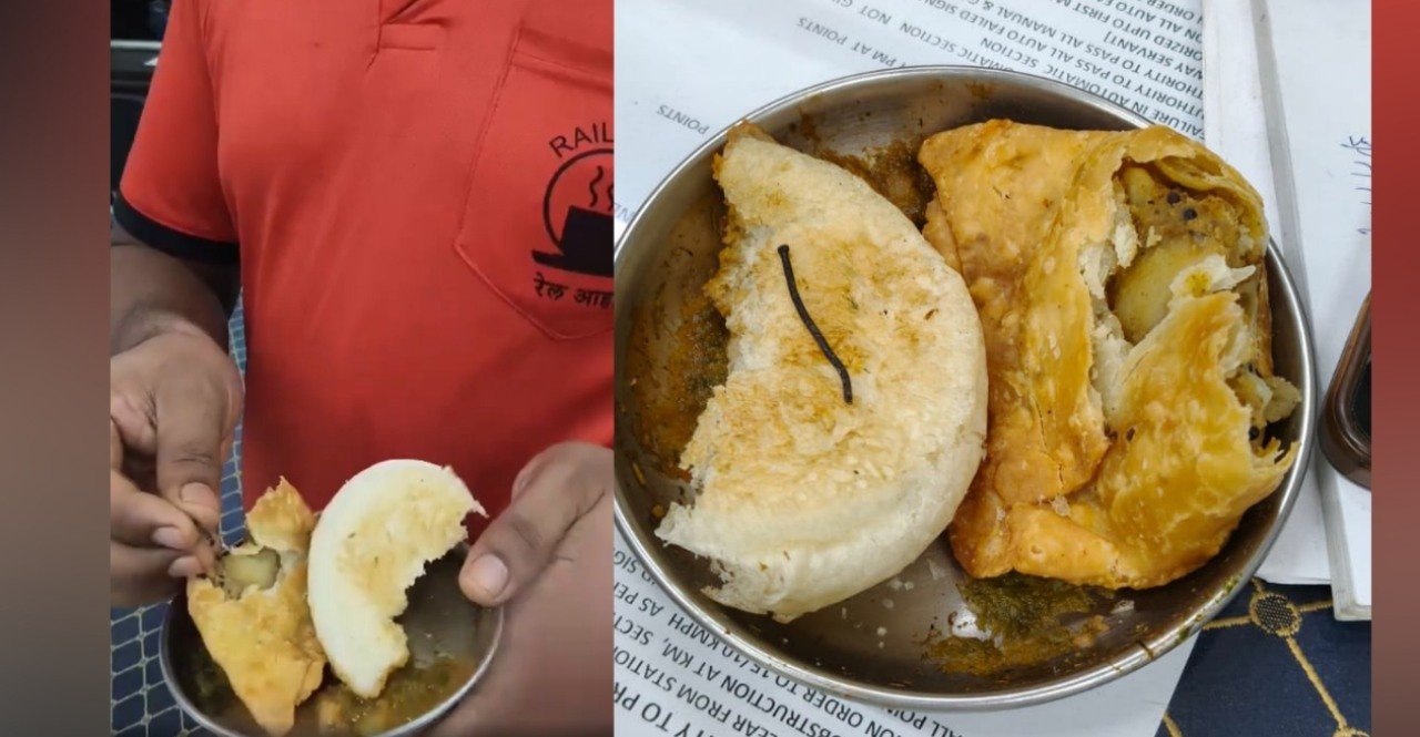 Mumbai Local Station Unhygienic Food Iron Piece Samosa