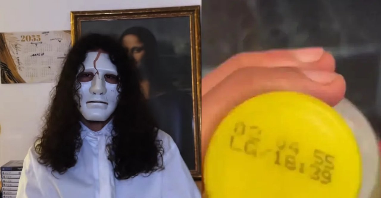 Time Traveler 2055 Masked Man TikTok
