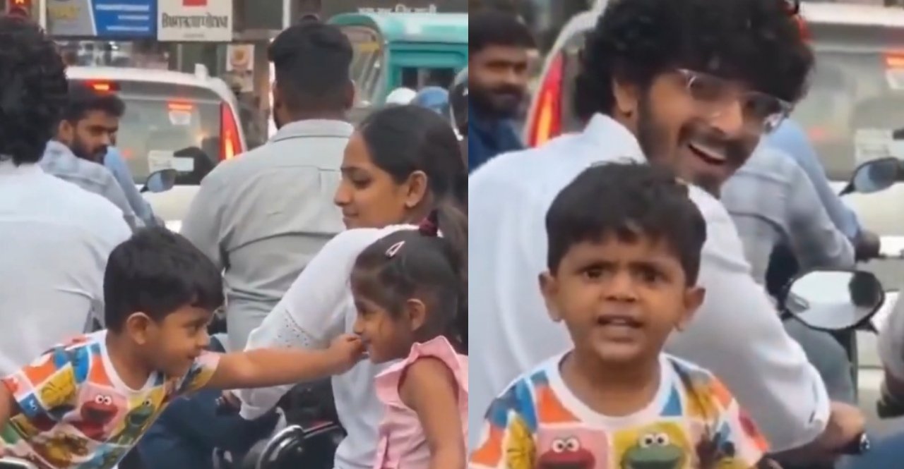 Traffic jam love viral video