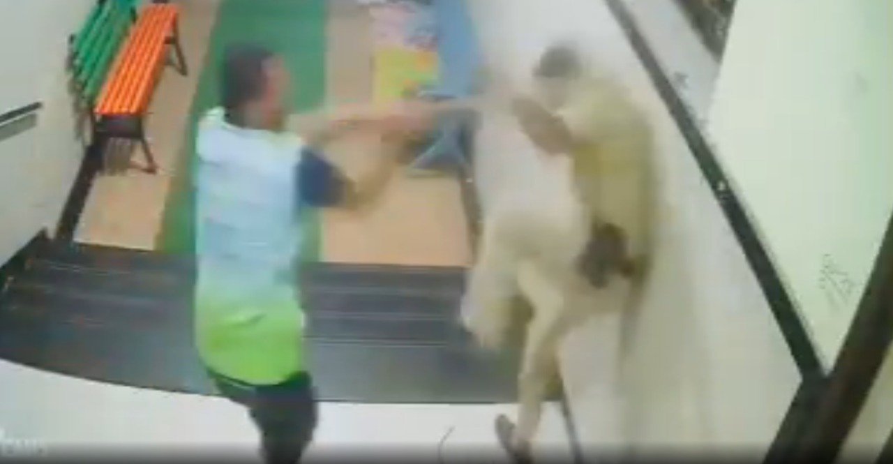 Kalyan Police Assault CCTV Video